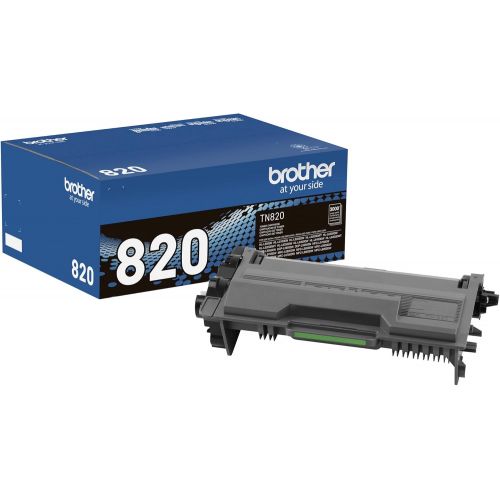 브라더 Brother Genuine Toner Cartridge, TN820, Replacement Black Toner, Page Yield Up To 3,000 Pages, Amazon Dash Replenishment Cartridge