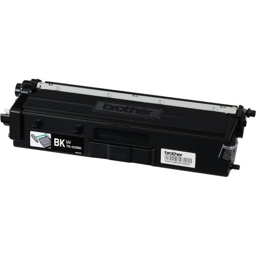 브라더 Brother Genuine TN433BK High Yield Toner-Retail Packaging , Black