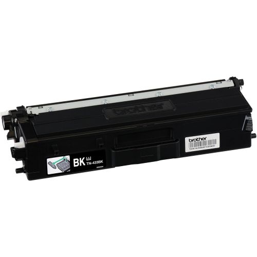 브라더 Brother Genuine TN433BK High Yield Toner-Retail Packaging , Black