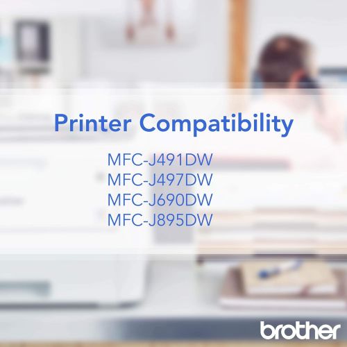 브라더 Brother Printer LC3011BK Singe Pack Standard Cartridge Yield Upto 200 Pages LC3011 Ink Black