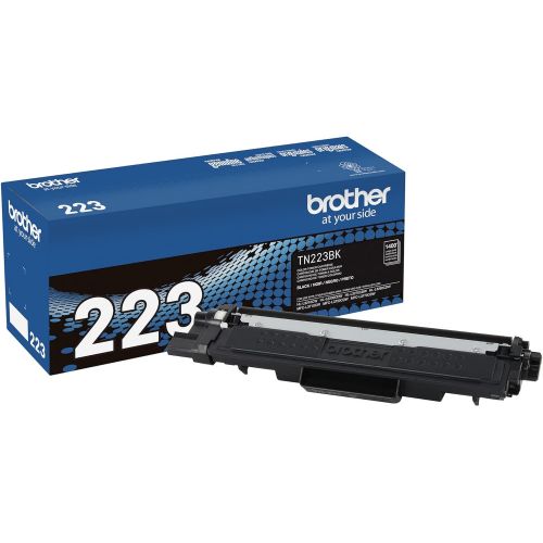 브라더 Brother Genuine TN223BK, Standard Yield Toner Cartridge, Replacement Black Toner, Page Yield Up to 1,400 Pages, TN223, Amazon Dash Replenishment Cartridge