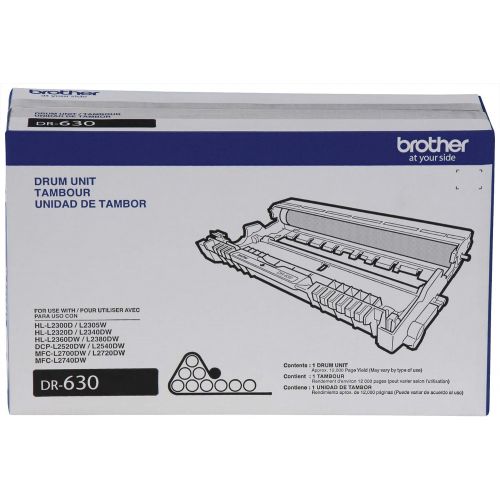 브라더 Brother Genuine Drum Unit, DR360, Seamless Integration, Yields Up to 12,000 Pages, Black