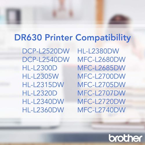 브라더 Brother Genuine Drum DR630, Page Yields approximately 12,000 pages