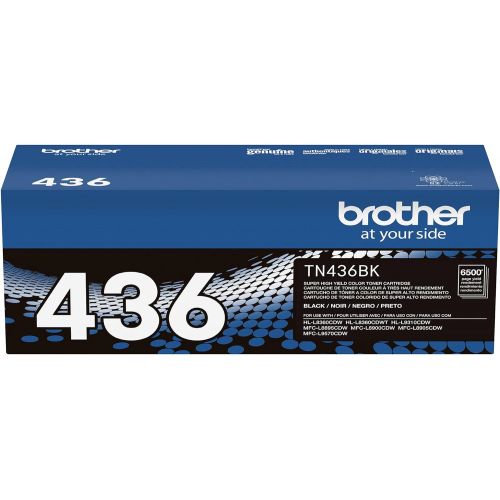 브라더 Brother TN436BK Super High Yield Toner-Retail Packaging , Black