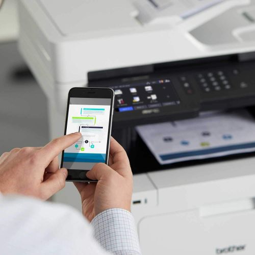 브라더 Brother MFC-L8900CDW Business Color Laser All-in-One Printer, Advanced Duplex & Wireless Networking, Business Printing, Flexible Network Connectivity, Mobile Device Printing & Scan