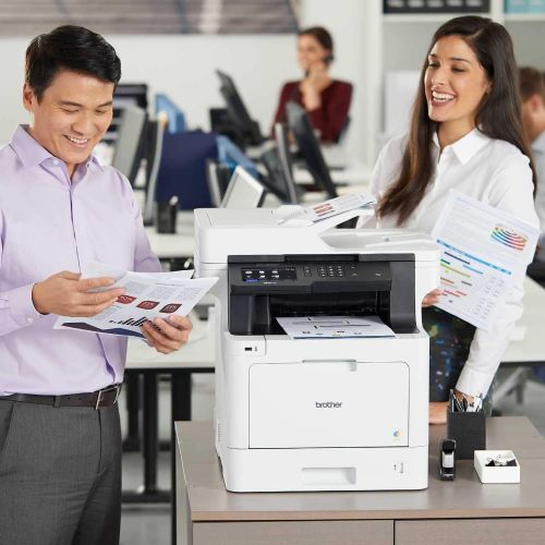 브라더 Brother MFC-L8900CDW Business Color Laser All-in-One Printer, Advanced Duplex & Wireless Networking, Business Printing, Flexible Network Connectivity, Mobile Device Printing & Scan