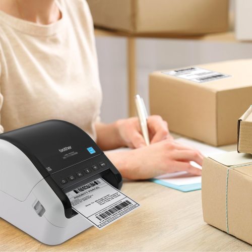 브라더 [아마존베스트]Brother QL-1100 Wide Format, Postage and Barcode Professional Thermal Label Printer, Black