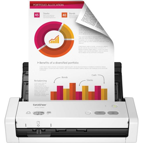 브라더 [아마존베스트]Brother Easy-to-Use Compact Desktop Scanner, ADS-1200, Fast Scan Speeds, Ideal for Home, Home Office or On-The-Go Professionals