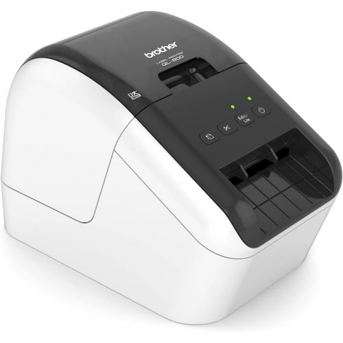 브라더 [아마존베스트]Brother QL-800 High-Speed Professional Label Printer, Lightning Quick Printing, Plug & Label Feature, Brother Genuine DK Pre-Sized Labels, Multi-System Compatible  Black & Red Pri