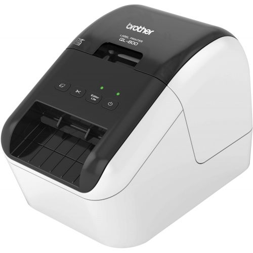 브라더 [아마존베스트]Brother QL-800 High-Speed Professional Label Printer, Lightning Quick Printing, Plug & Label Feature, Brother Genuine DK Pre-Sized Labels, Multi-System Compatible  Black & Red Pri