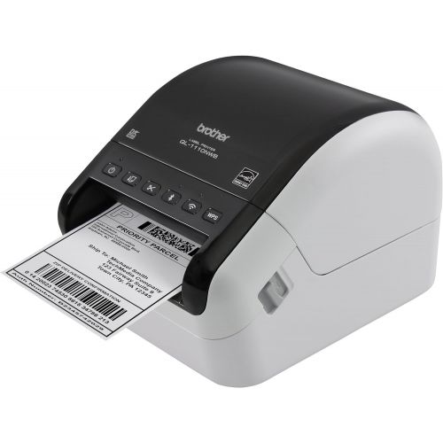 브라더 [아마존베스트]Brother QL-1110NWB Wide Format, Postage and Barcode Professional Thermal Label Printer with Wireless Connectivity