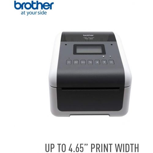 브라더 [아마존베스트]Brother TD4550DNWB 4-inch Thermal Desktop Barcode and Label Printer, for Labels, Barcodes, Receipts and Tags, 300 dpi, 6 IPS, Standard USB and Serial, Ethernet LAN, Built-in Wi-Fi