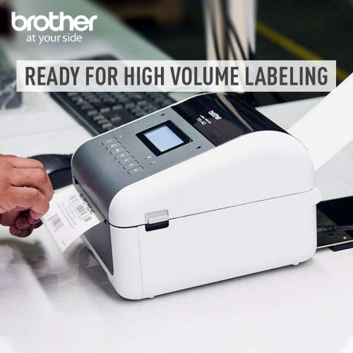 브라더 [아마존베스트]Brother TD4550DNWB 4-inch Thermal Desktop Barcode and Label Printer, for Labels, Barcodes, Receipts and Tags, 300 dpi, 6 IPS, Standard USB and Serial, Ethernet LAN, Built-in Wi-Fi