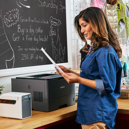 브라더 [아마존베스트]Brother Monochrome Laser Printer, HL-L5200DW, Wireless Networking, Mobile Printing, Duplex Printing, Amazon Dash Replenishment Ready