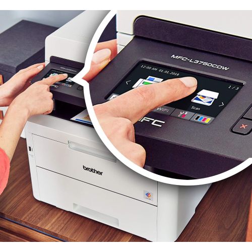 브라더 [아마존베스트]Brother MFC-L3750CDW Digital Color All-in-One Printer, Laser Printer Quality, Wireless Printing, Duplex Printing, Amazon Dash Replenishment Ready