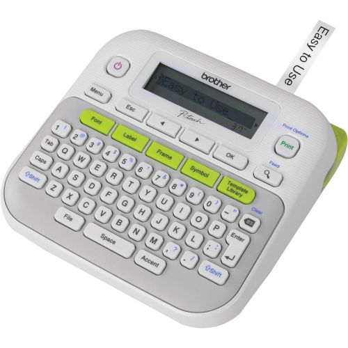 브라더 [아마존베스트]Brother P-touch, PTD210, Easy-to-Use Label Maker, One-Touch Keys, Multiple Font Styles, 27 User-Friendly Templates, White