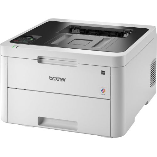 브라더 Brother HL-L3230CDW Compact Digital Color Printer Providing Laser Printer Quality Results with Wireless Printing and Duplex Printing, Amazon Dash Replenishment Ready, White