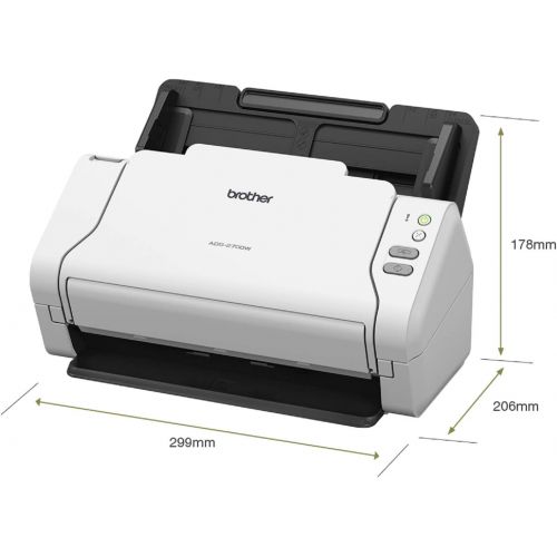 브라더 [아마존베스트]BROTHER ADS-2700W Compact Desktop Document Scanner with LAN and WLAN