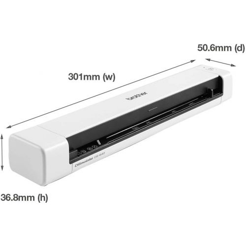 브라더 [아마존베스트]Brother DS-640 Mobile Scanner A4 Power Supply USB 15 ppm Black / White Scan to USB