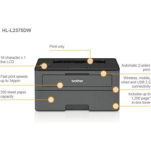 브라더 [아마존베스트]Brother Laser Printer