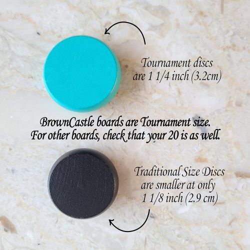  BrownCastle Crokinole Tournament Size Boards or Discs