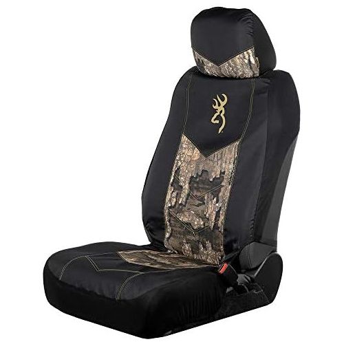  Browning Chevron Low Back Seat Cover | Black/Realtree Timber | Single