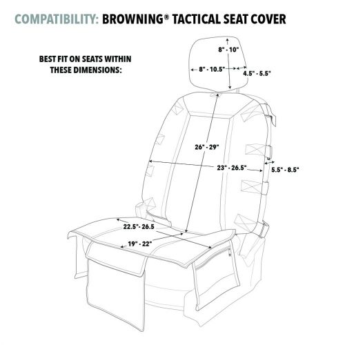  Browning Tactical Seat Cover