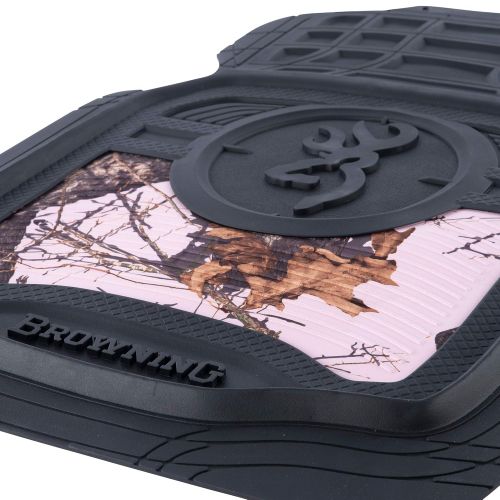  Browning Camo Floor Mats | Front | Break-Up Pink | 2-Pack