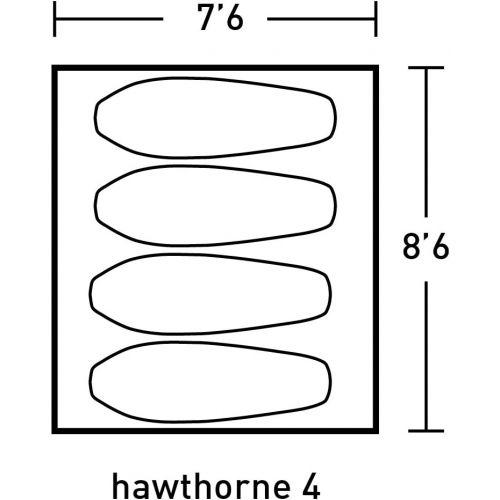  [아마존베스트]Browning Camping Hawthorne 4-Person Tent