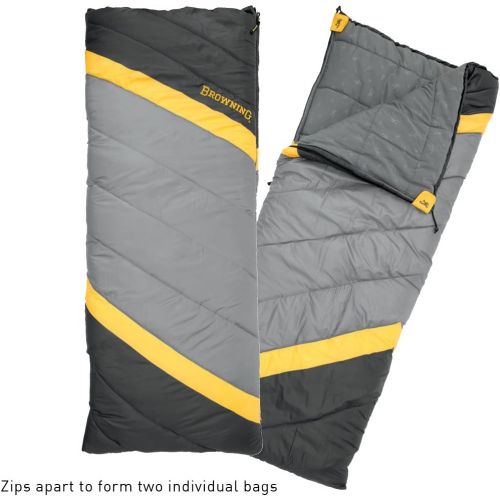  Browning Camping Side-by-Side 0 Degree Double Sleeping Bag