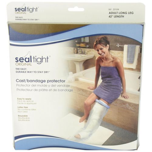  Brownmed Seal Tight ORIGINAL Cast and Bandage Protector, Best Watertight Protection, Adult Long Leg