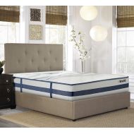 Broyhill Earl Sapphire Cooling Gel Memory Foam Hybrid Innerspring Firm Mattress, 11 King