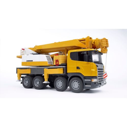  Bruder Toys Scania R-Series Liebherr Crane with Lights and Sound | 03570