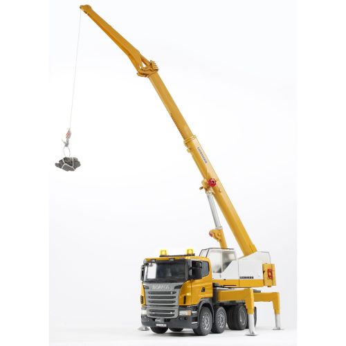  Bruder Toys Scania R-Series Liebherr Crane with Lights and Sound | 03570