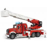 Bruder 02821 Mack Granite Fire Engine Truck w/ Working Water Pump, Lights & Engine Sounds