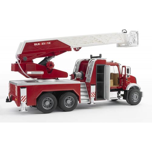  Bruder 02821 Mack Granite Fire Engine Truck w/ Working Water Pump, Lights & Engine Sounds