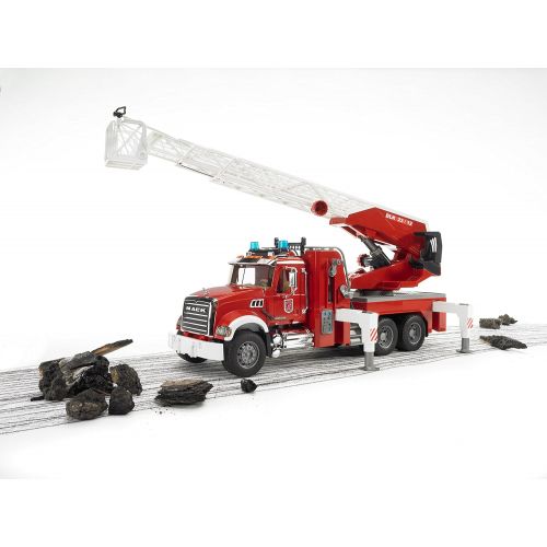  Bruder Toys Bruder Mack Granite Fire Engine with Water Pump