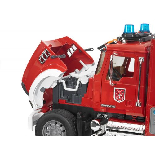  Bruder Toys Bruder Mack Granite Fire Engine with Water Pump