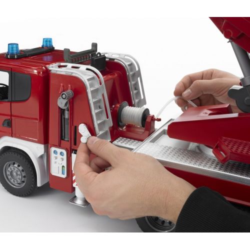  Bruder Toys Bruder Scania R-Serie Fire Engine with Water Pump and L and S Module