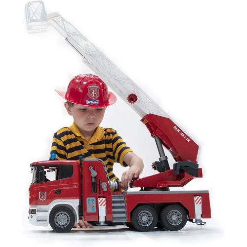  Bruder Toys Bruder Scania R-Serie Fire Engine with Water Pump and L and S Module