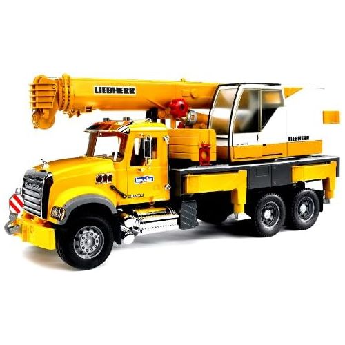  Bruder Toys Bruder Mack Granite Liebherr Crane Truck