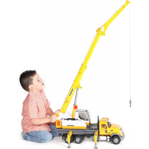  Bruder Toys Bruder Mack Granite Liebherr Crane Truck