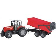 Bruder Toys Massey Ferguson 7480 with tipping trailer