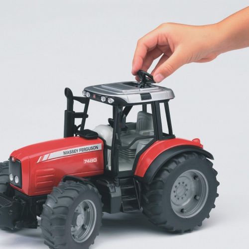  Bruder Toys Massey Ferguson 7480 with tipping trailer