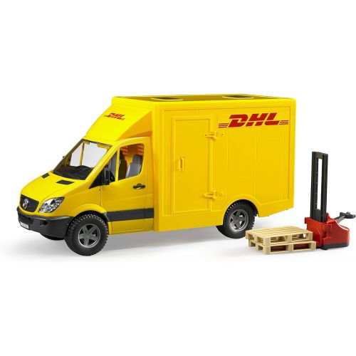  Bruder Toys Bruder MB Sprinter DHL Truck with Hand Pallet Jack