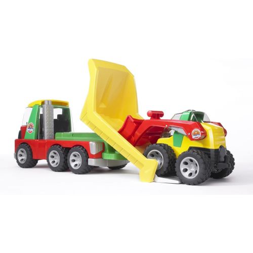  Bruder Toys Bruder Tractor with Frontloader and Rear Tipper