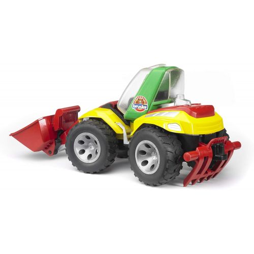  Bruder Toys Bruder Tractor with Frontloader and Rear Tipper