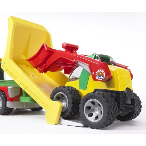  Bruder Toys Bruder Tractor with Frontloader and Rear Tipper