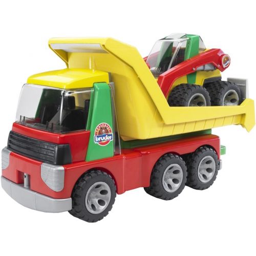  Bruder Toys Bruder Tractor with Frontloader and Rear Tipper