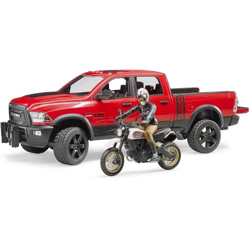  Bruder Toys Bruder Ram 2500 Power Wagon with Trailer and Personal Water Craft with Driver Vehicles-Toys